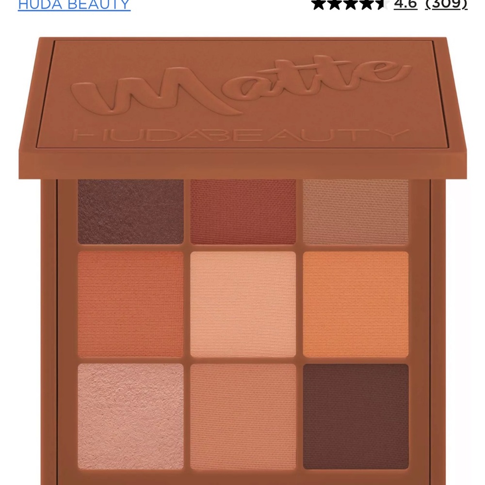 Huda Beauty Matte Eyeshadow Palette - Brown and Tan Shades